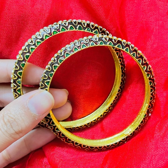 Original Meenakari Bangles_2.6 size_set of 2